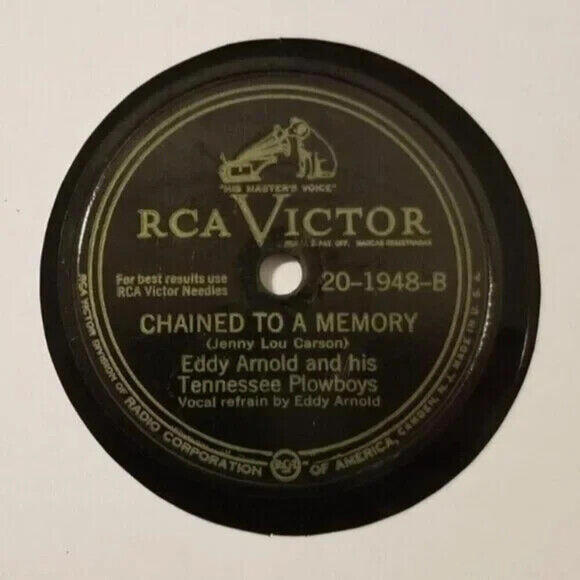 3/$25 Eddy Arnold 78 RPM Chained to a Memory / That’s How Much RCA 20-1948 - Picture 3 of 5